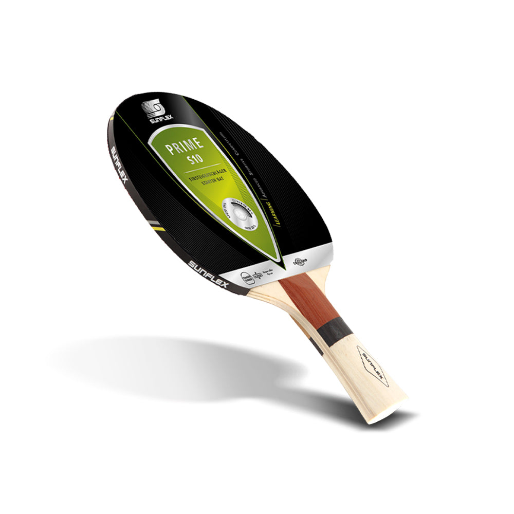 Sunflex Prime S10 Ergo Grip Straight Handle Table Tennis Bat