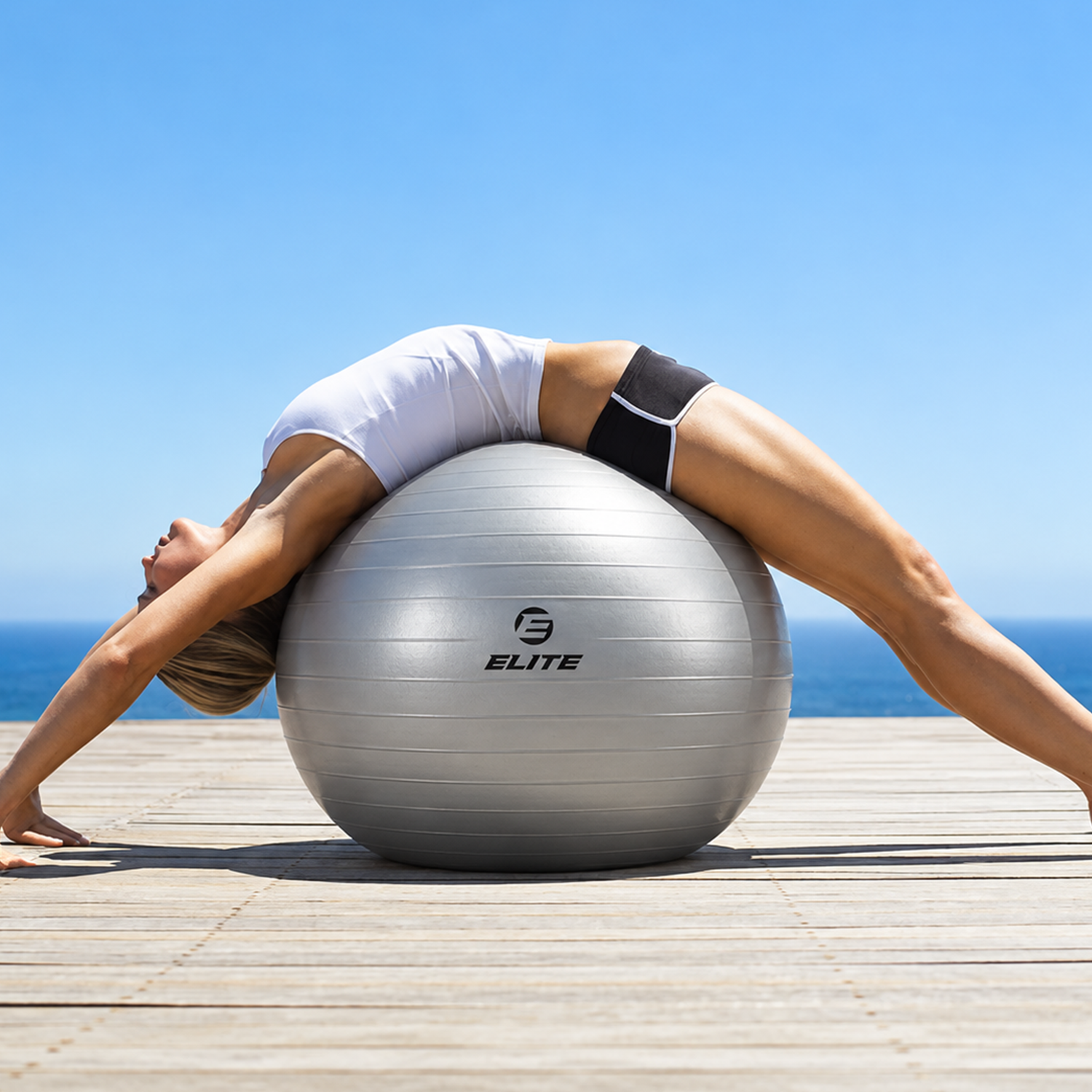 Elite Gym Ball with Hand Pump
