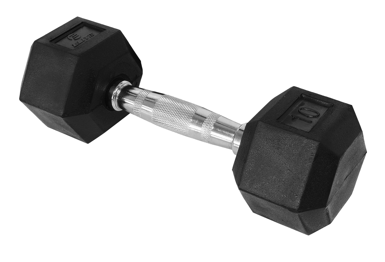 Elite Rubber Hex Dumbell 1pc