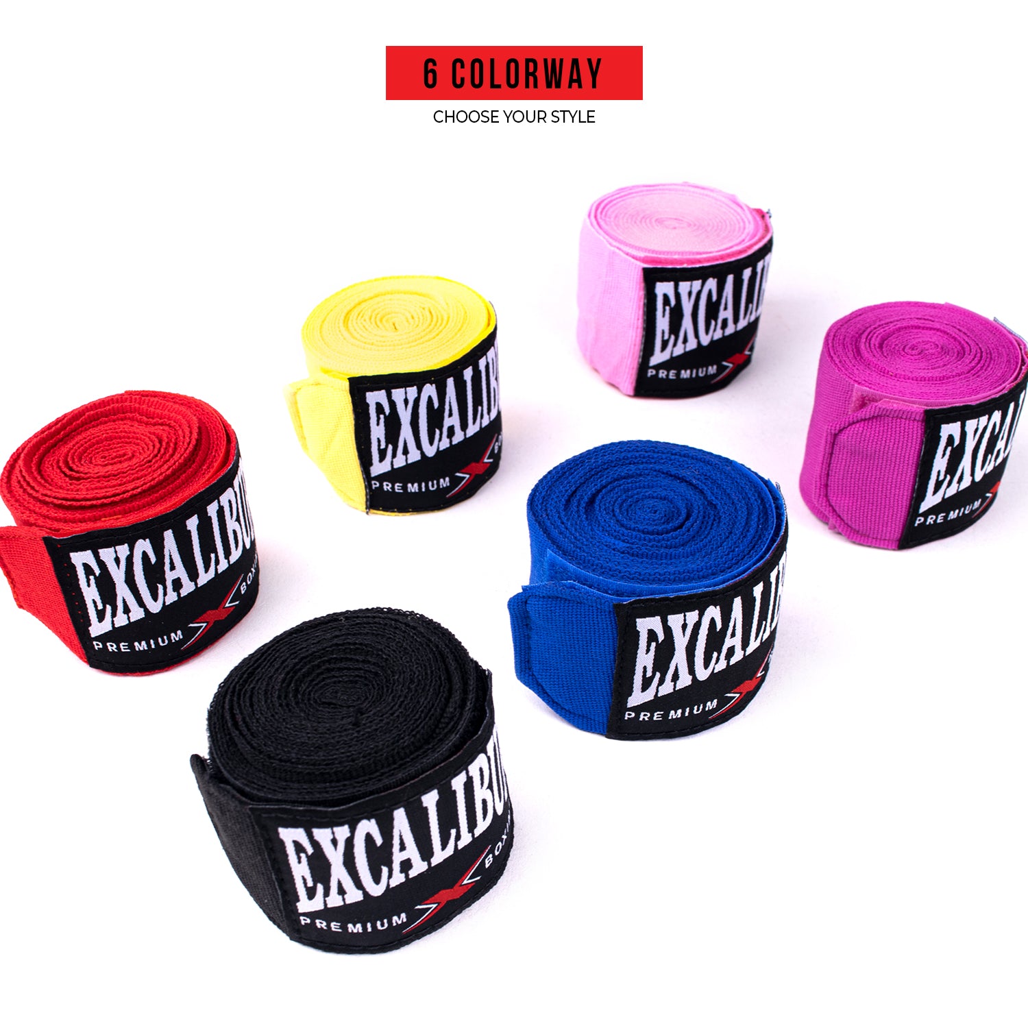 Excalibur Elastic Handwraps 5m