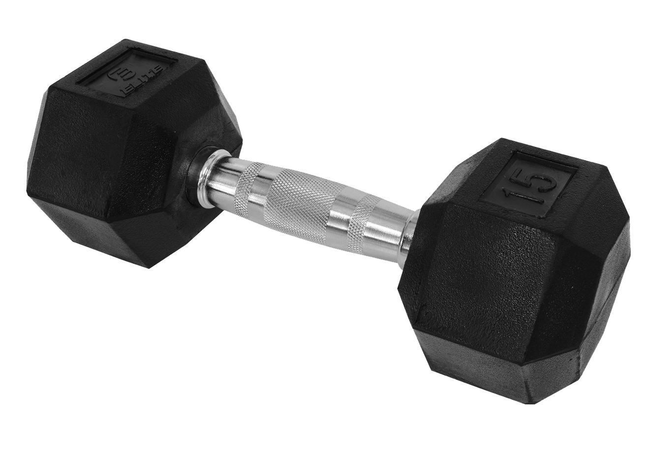 Elite Rubber Hex Dumbell 1pc