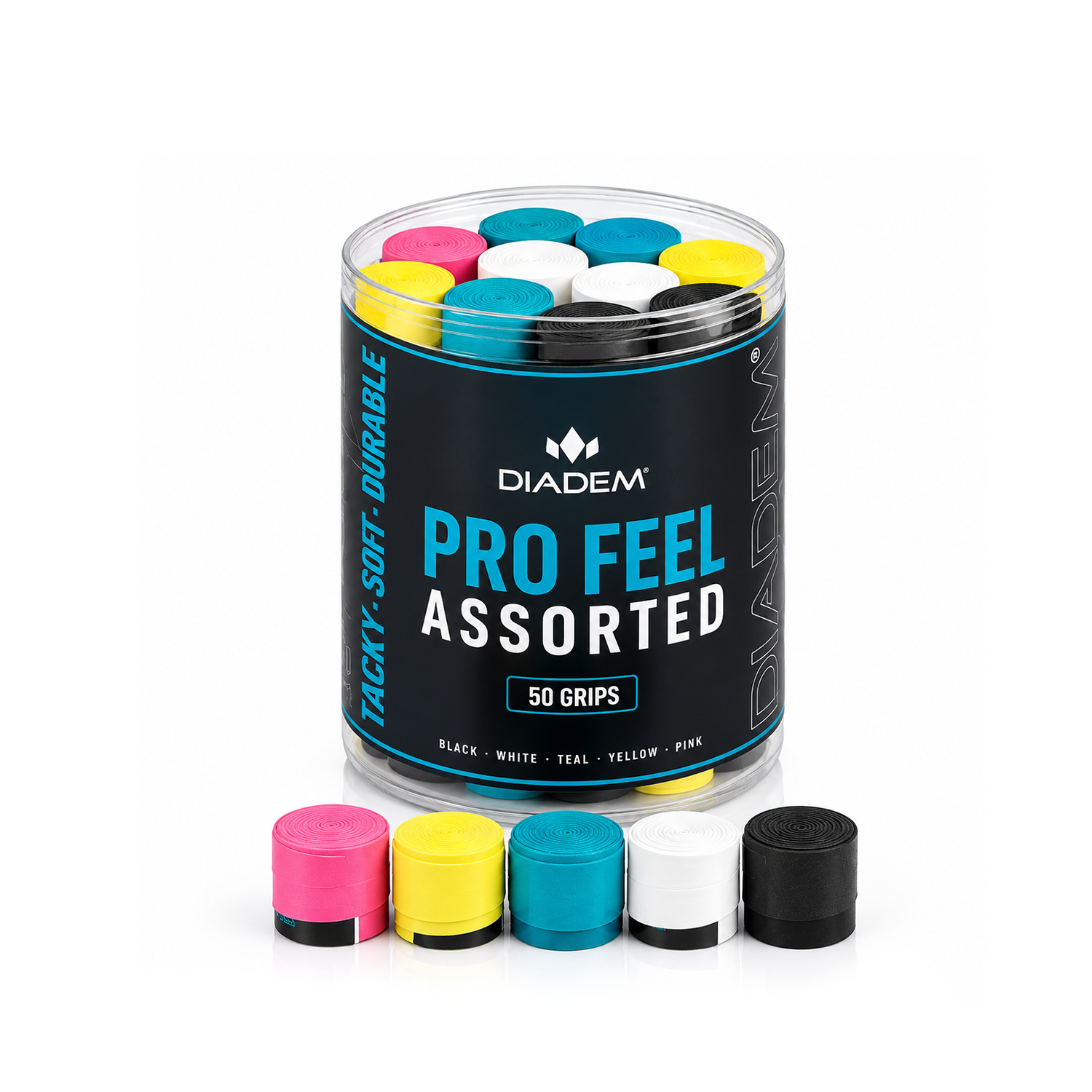 Diadem Pro Feel Grip 50 pcs Bucket Assorted