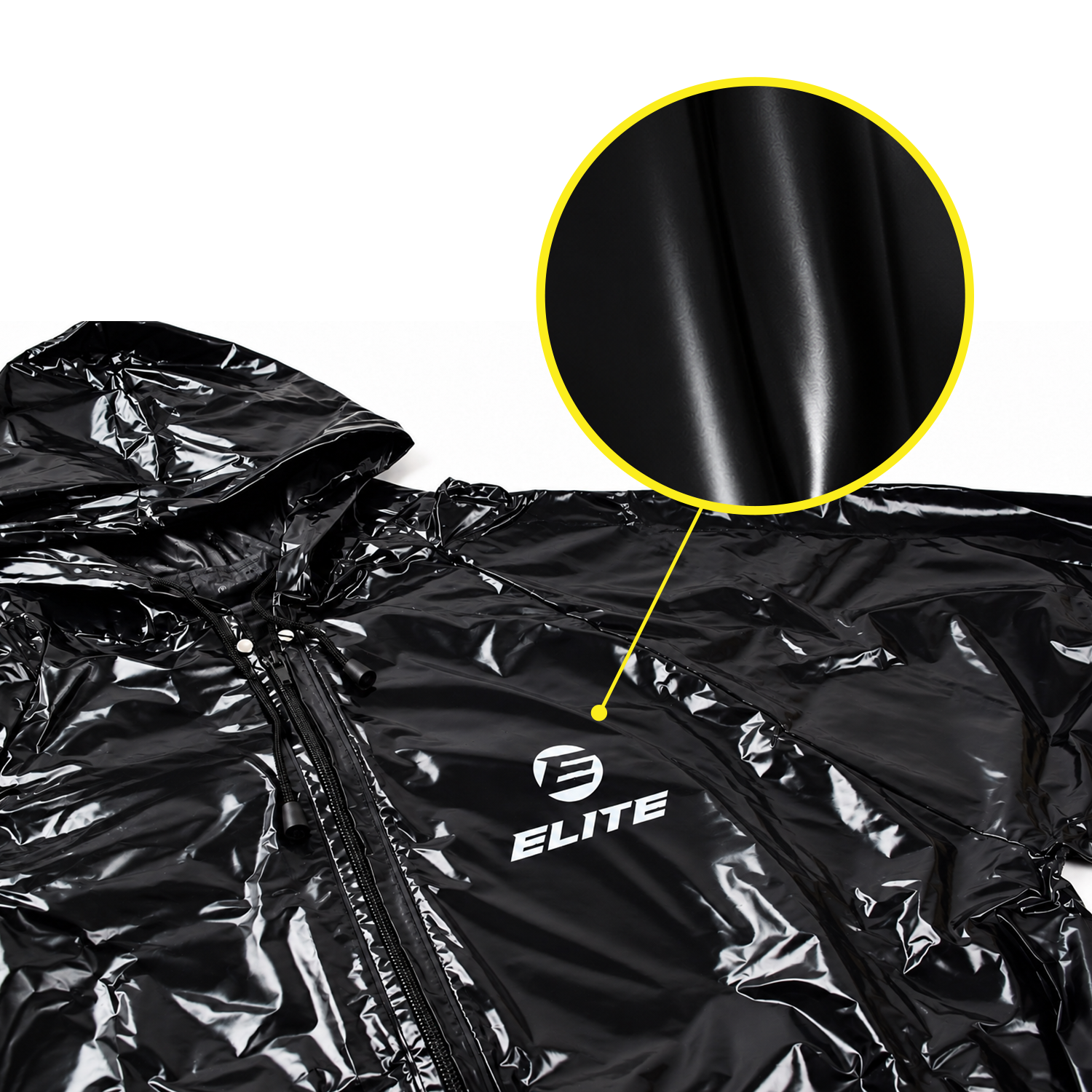 Elite Sauna Suit with Hood and Zipper