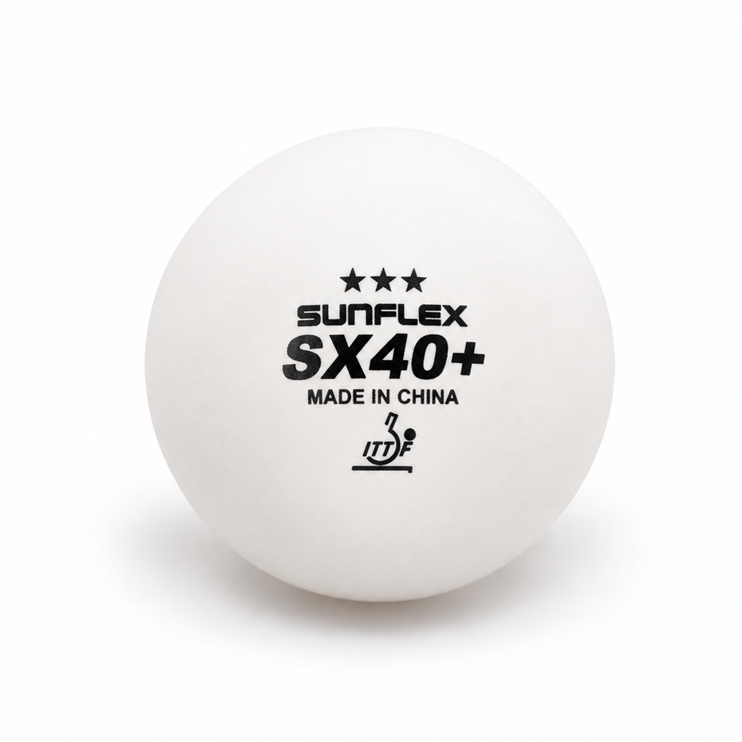 Sunflex SX40+ 3 Star Non-Celluloid Table Tennis Balls 3pcs/box