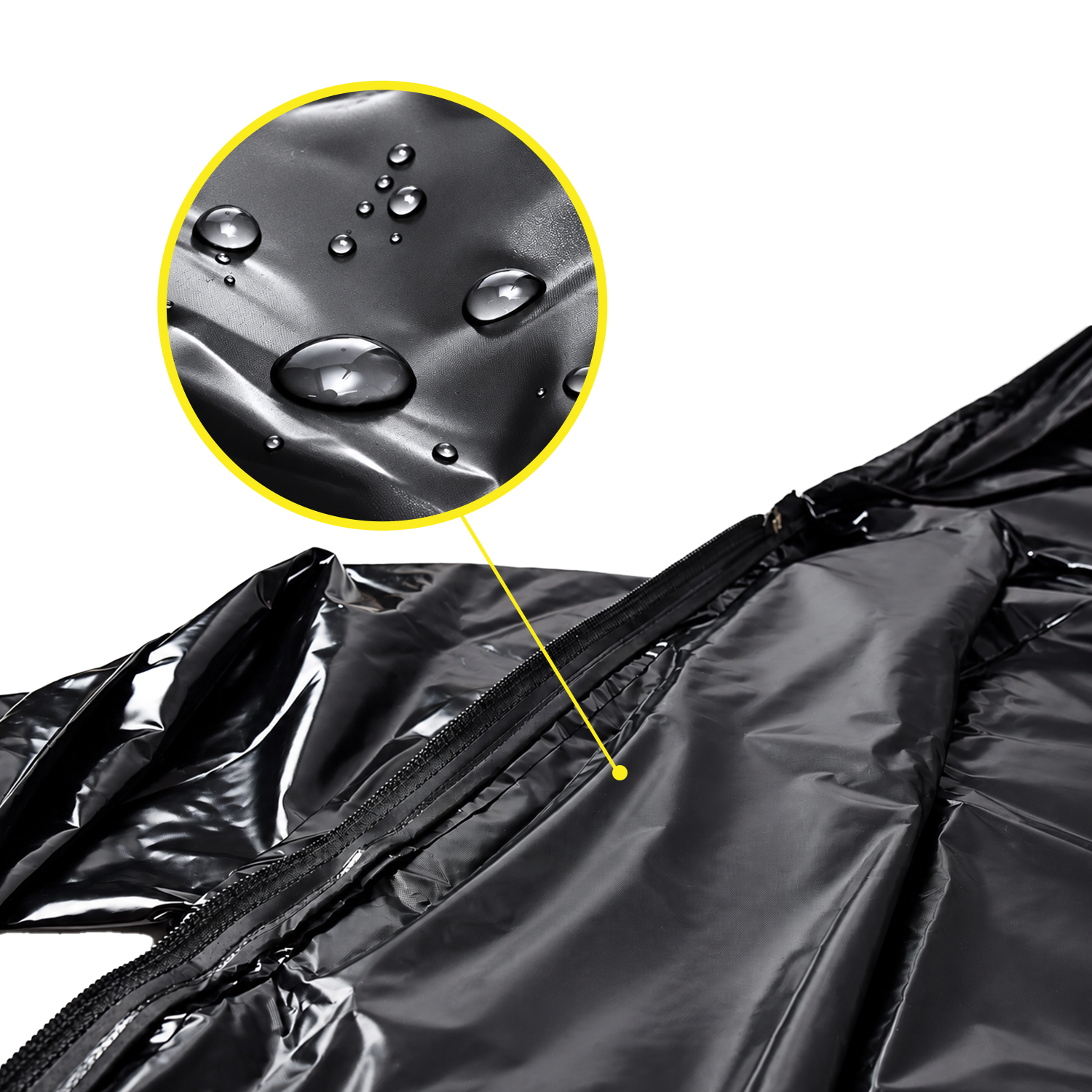 Elite Sauna Suit with Hood and Zipper