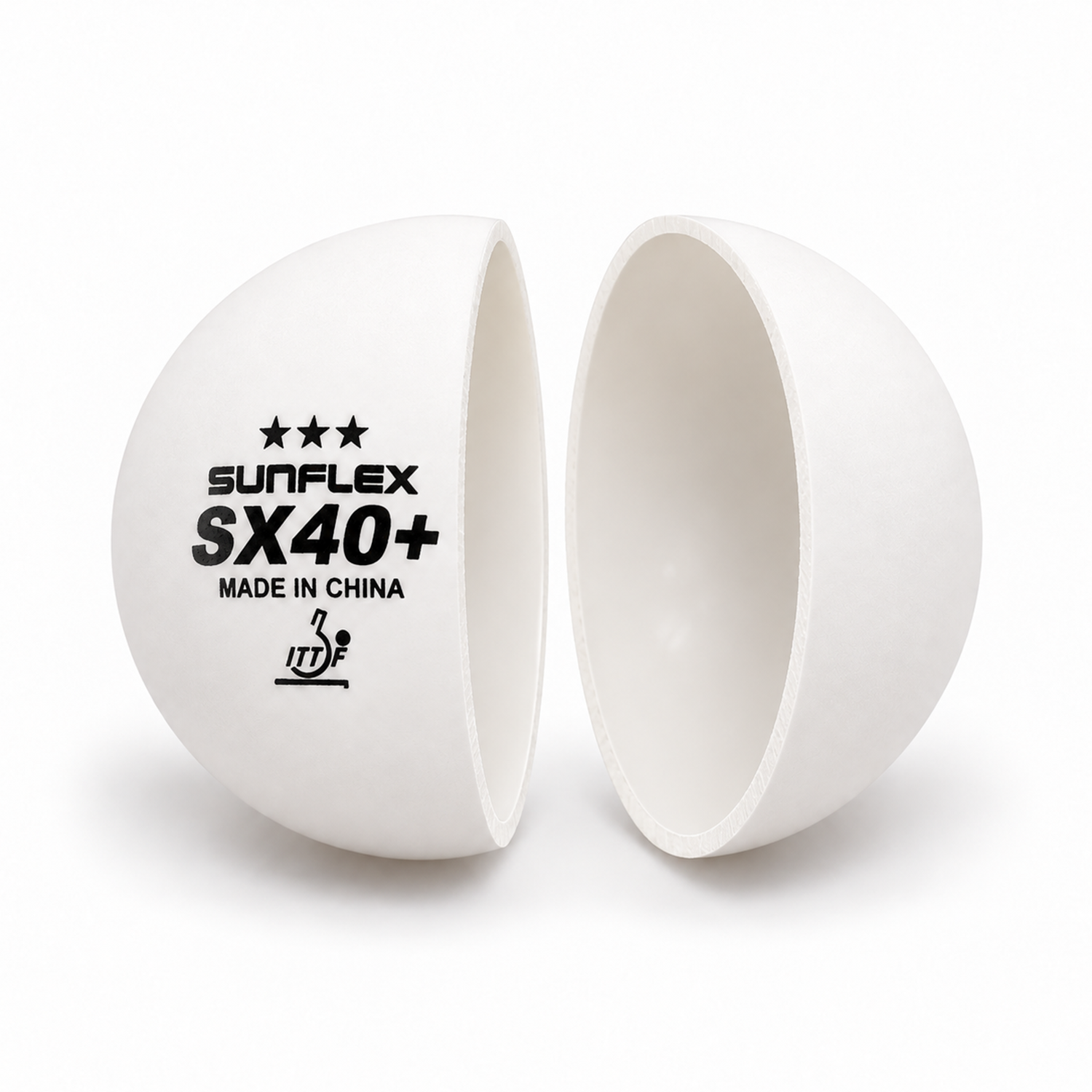 Sunflex SX40+ 3 Star Non-Celluloid Table Tennis Balls 3pcs/box