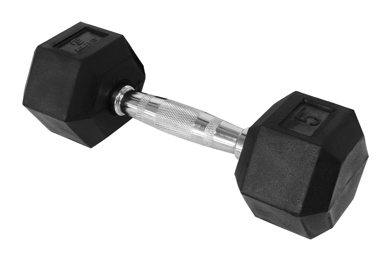 Elite Rubber Hex Dumbell 1pc