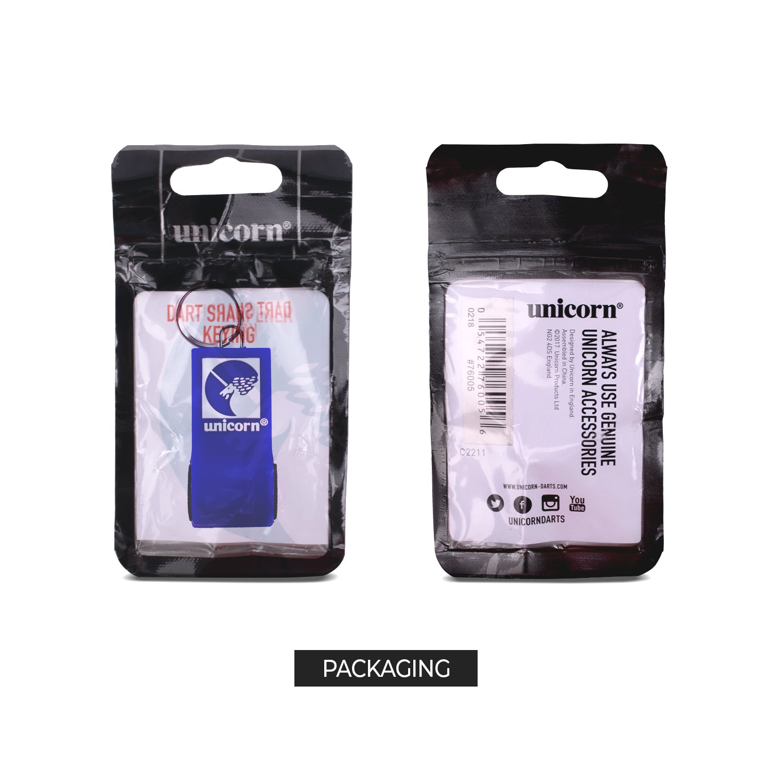 Unicorn Key Ring Dart Sharpener