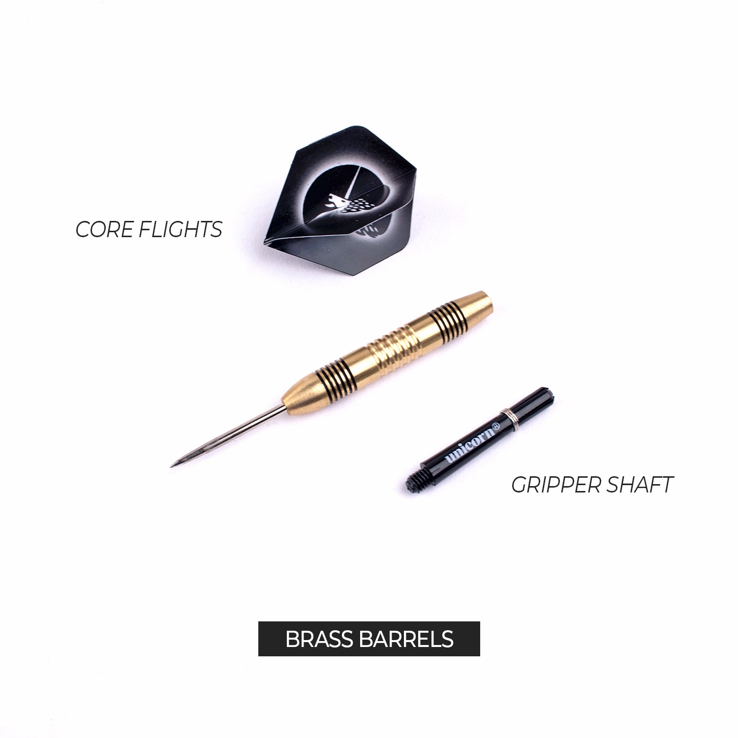 Unicorn Core Brass Darts