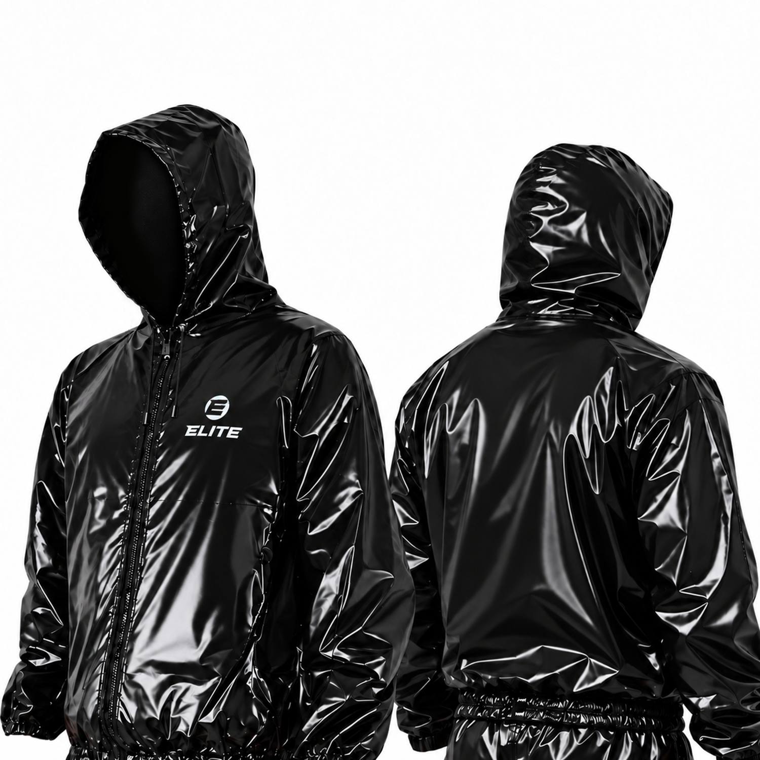 Elite Sauna Suit with Hood and Zipper