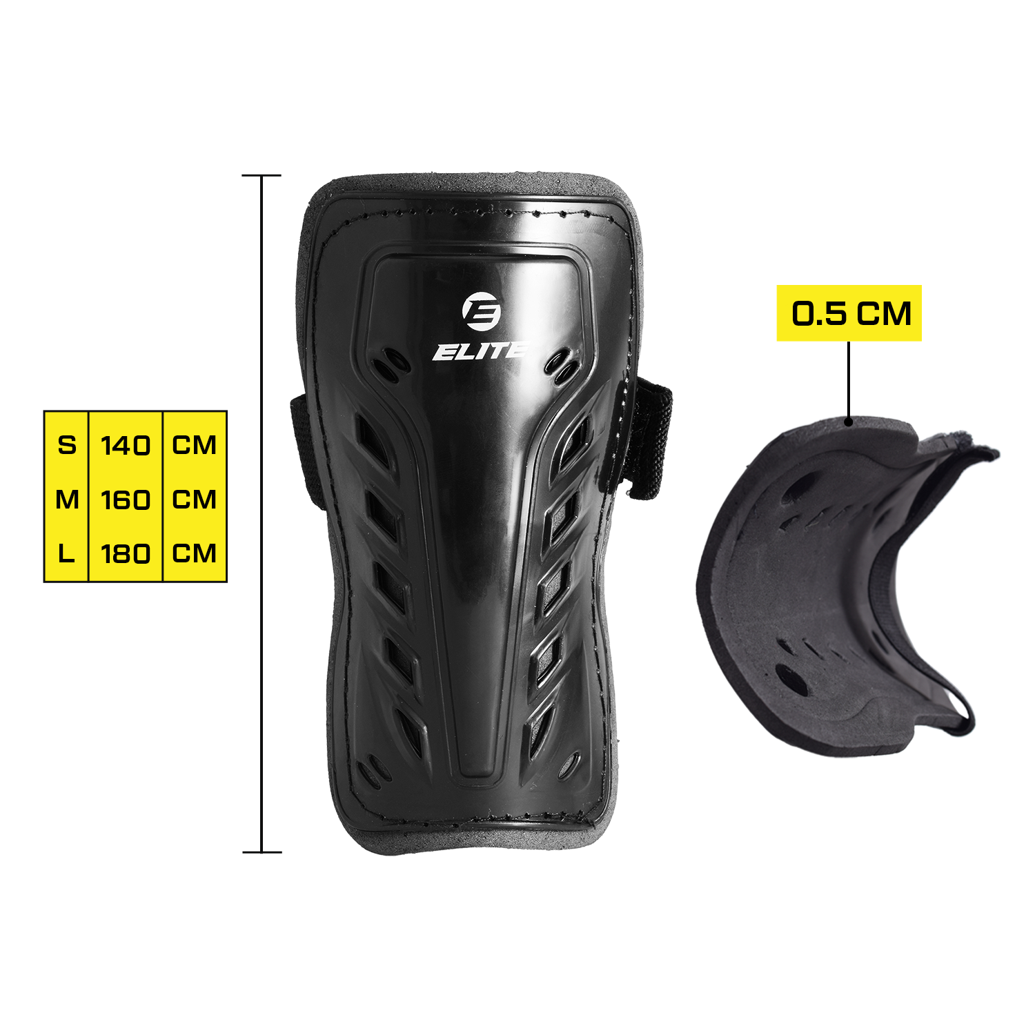 Elite Soccer Shin Guard - Pair