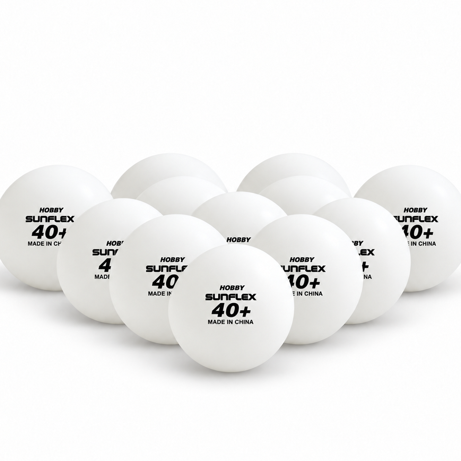 Sunflex Hobby Table Tennis Balls - 12 pcs