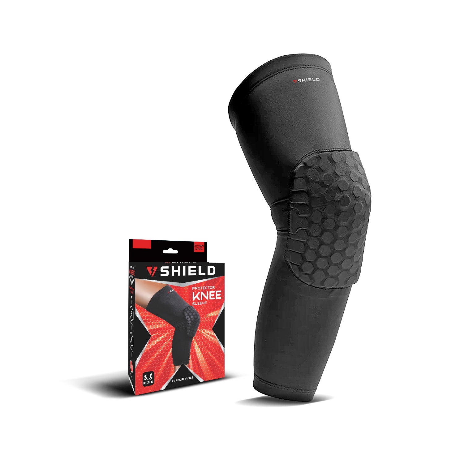 Shield ZL8750 Open Patella Knee Support