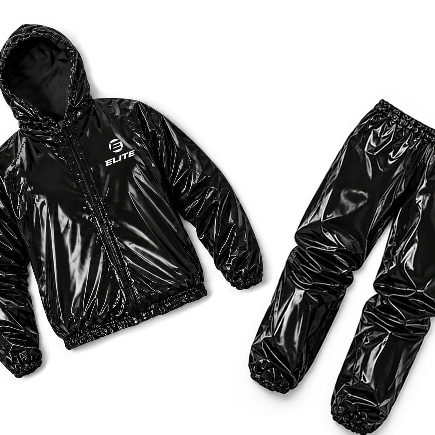 Elite Sauna Suit with Hood and Zipper