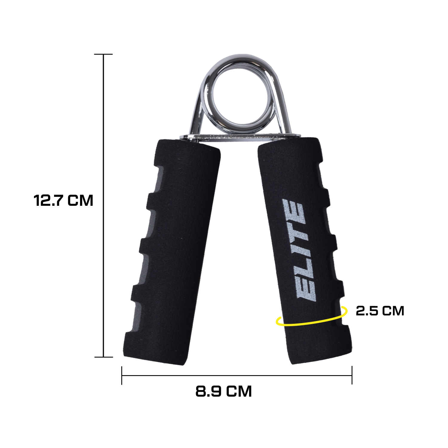 ELITE Fitness Ergonomic Foam Hand Grip Pair