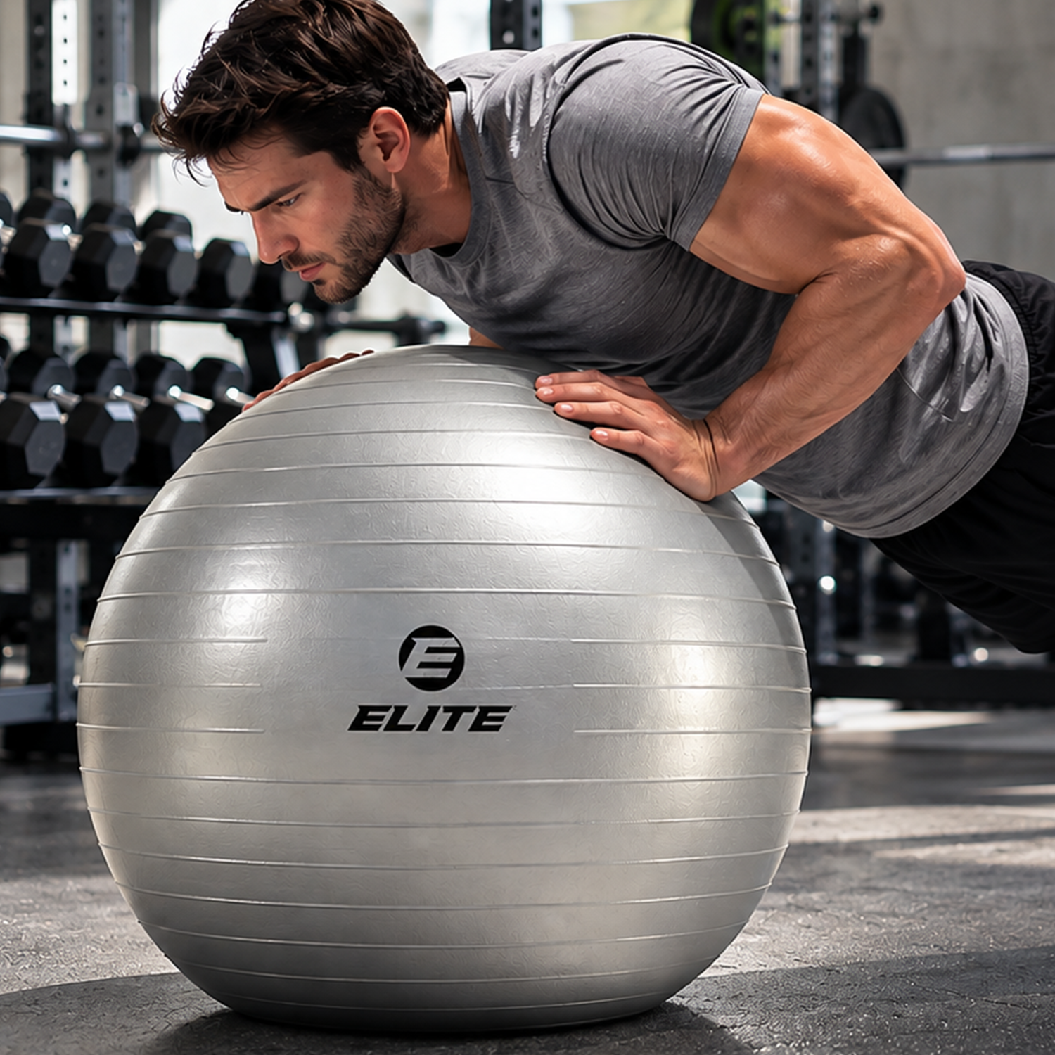 Elite Gym Ball with Hand Pump