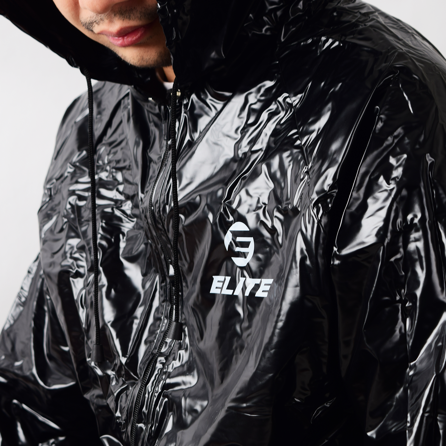 Elite Sauna Suit with Hood and Zipper