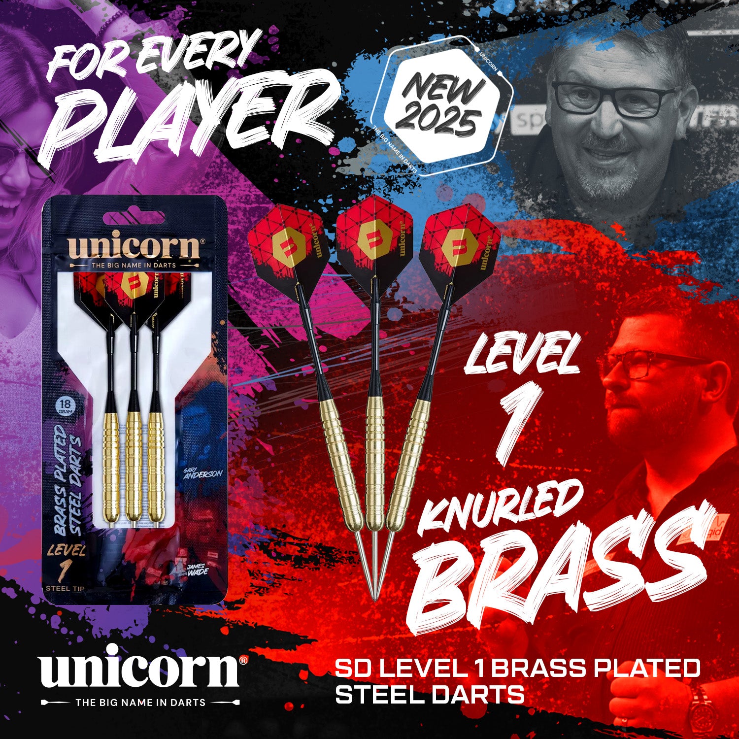 Unicorn  Brass Dart Set 19g