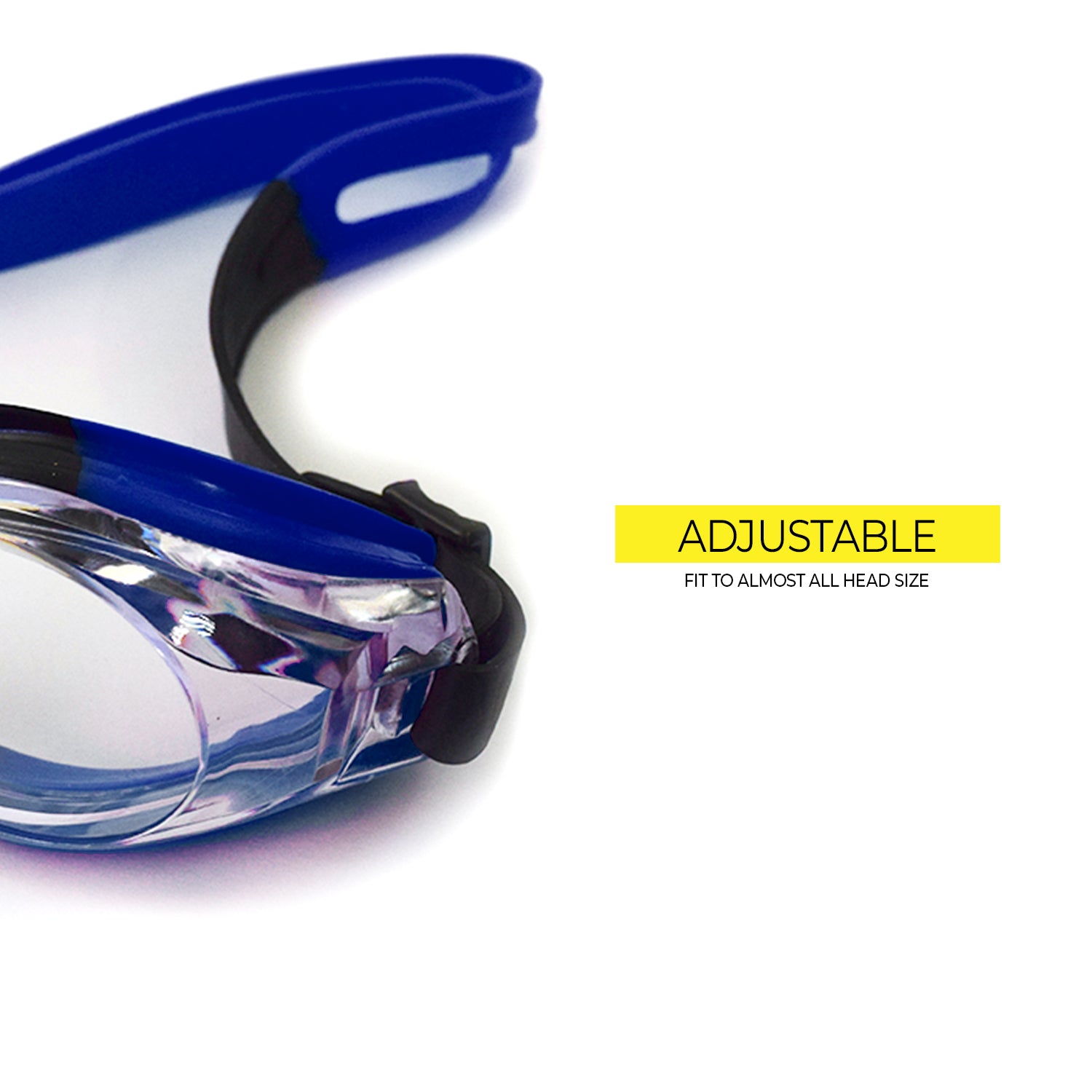 Elite Swimming Goggles Black Blue BL826