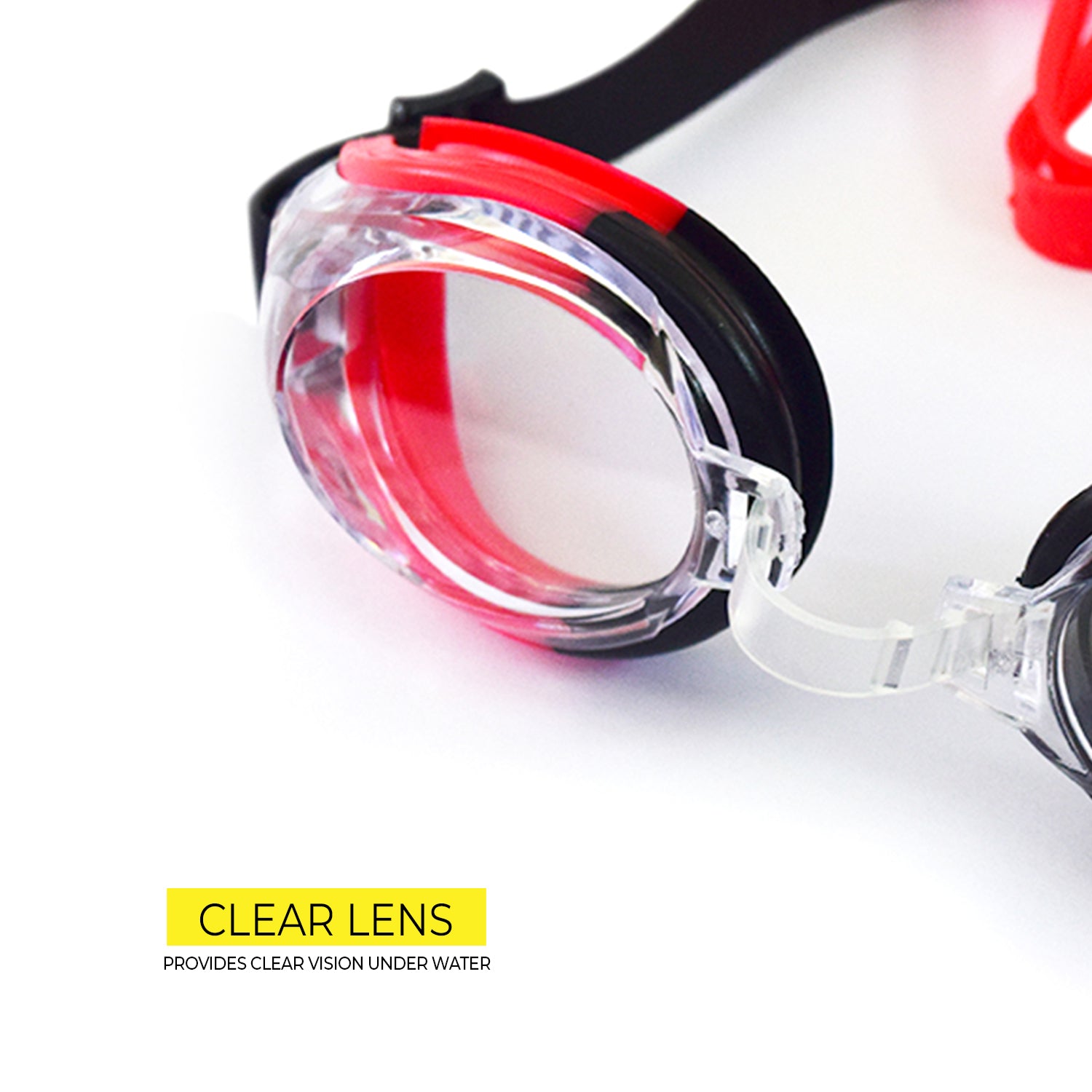 Elite Swimming Goggles Red,Black BL826