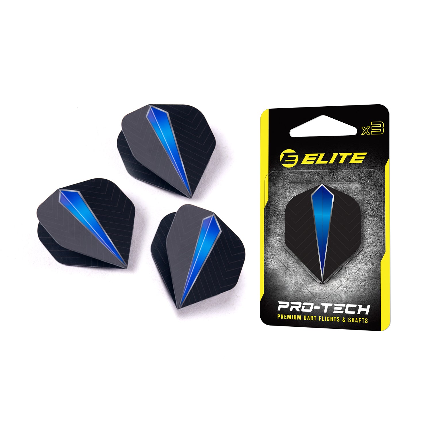 Elite Diamond Dart Flights (Set of 3 Pcs)