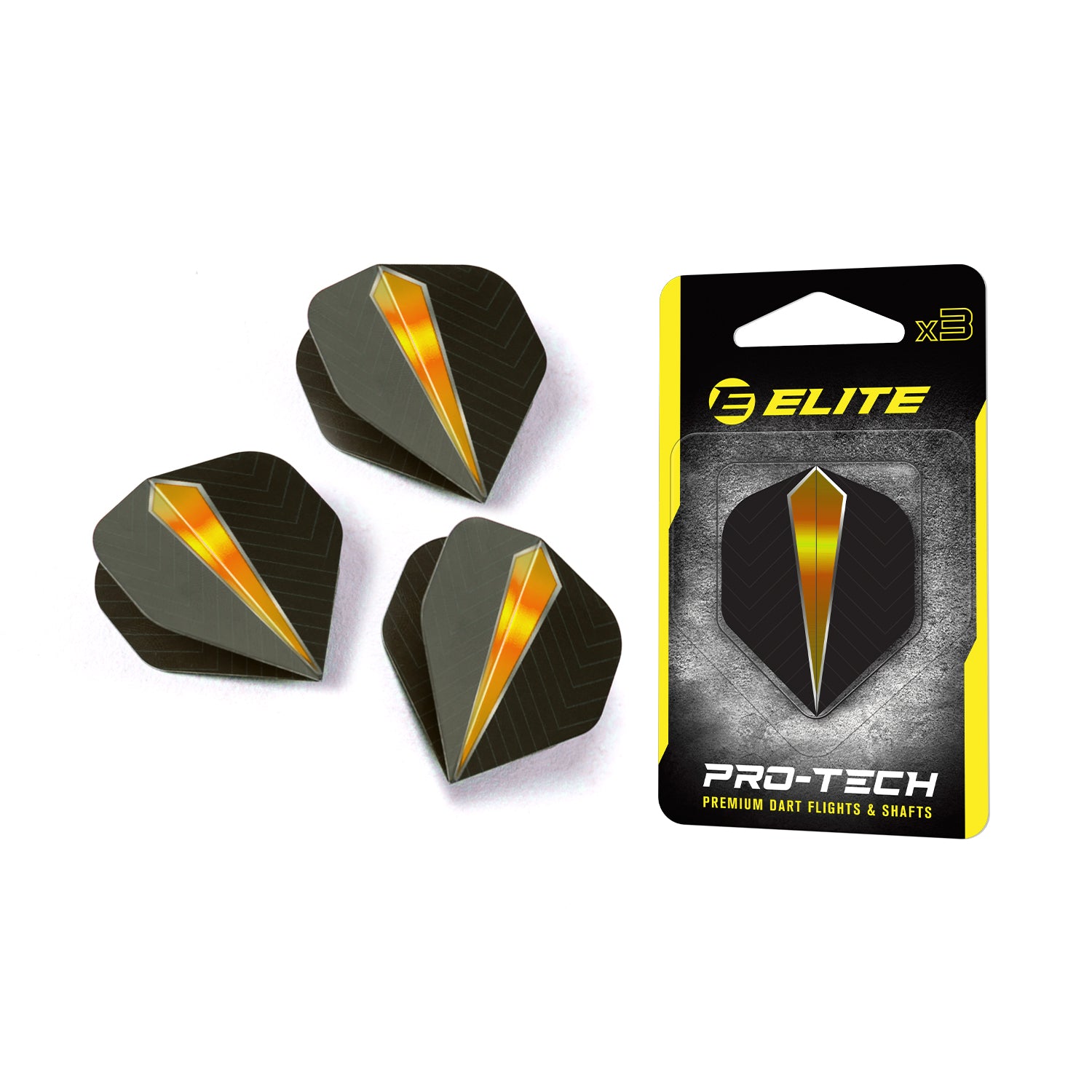 Elite Diamond Dart Flights (Set of 3 Pcs)
