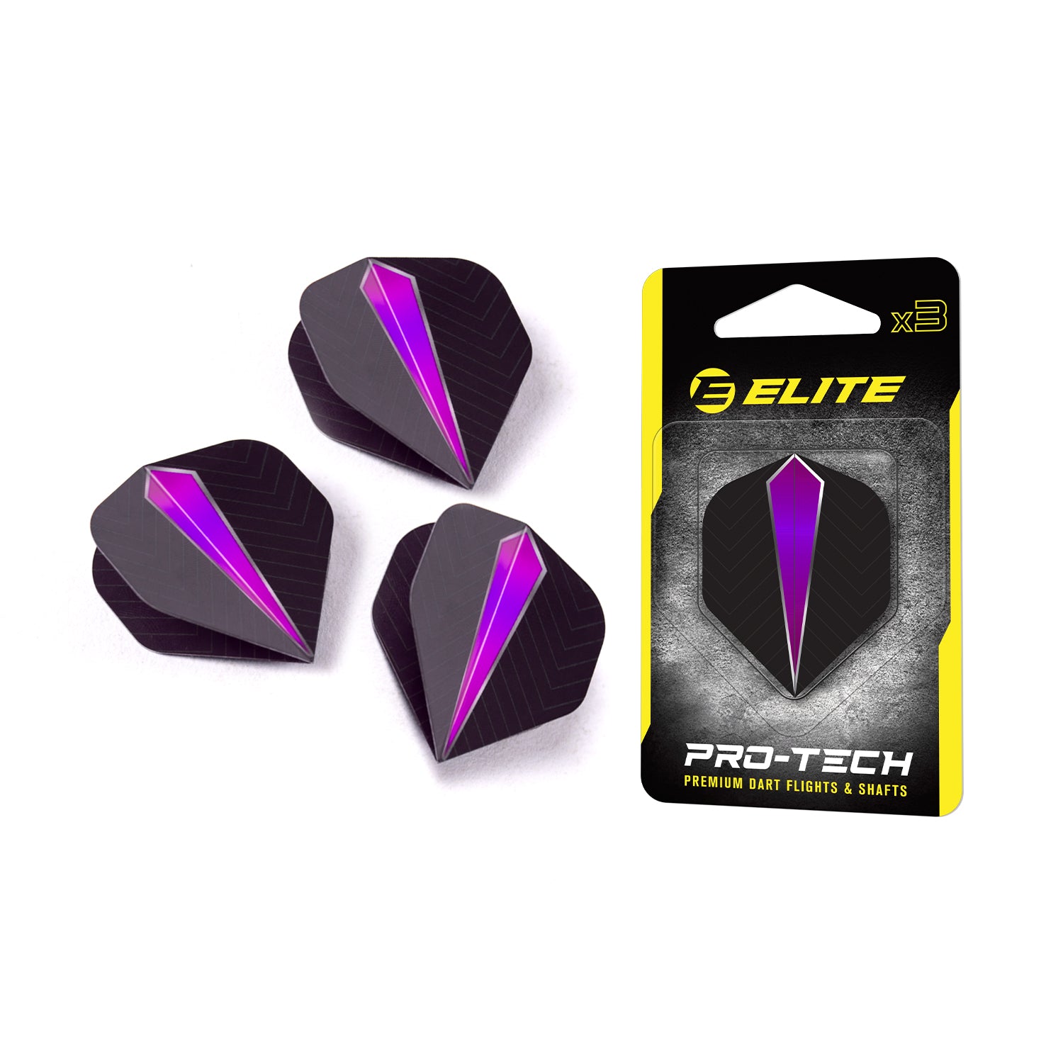Elite Diamond Dart Flights (Set of 3 Pcs)