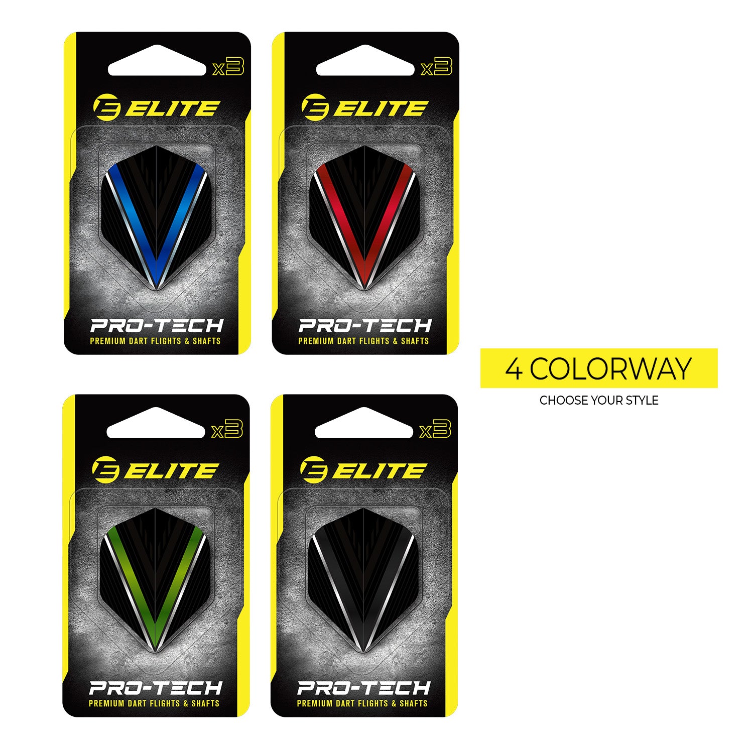 Elite Arrow Dart Flight ( Set of 3 Pcs )