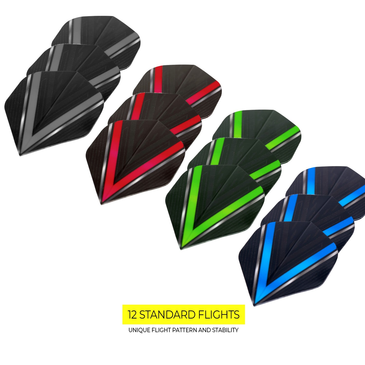 Elite Diamond Dart Flights 4 sets (3 Pcs per set)