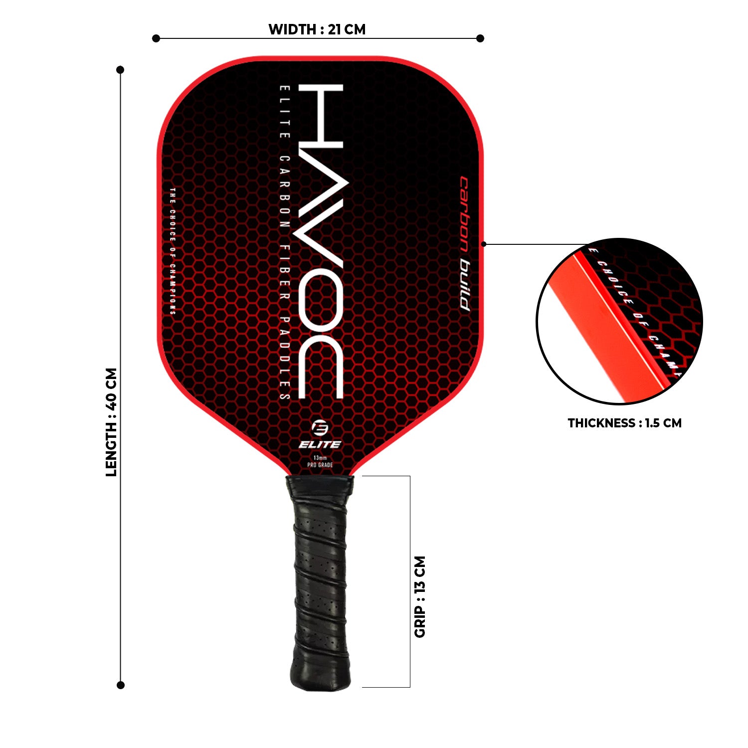 Elite Havoc Pickleball Paddle