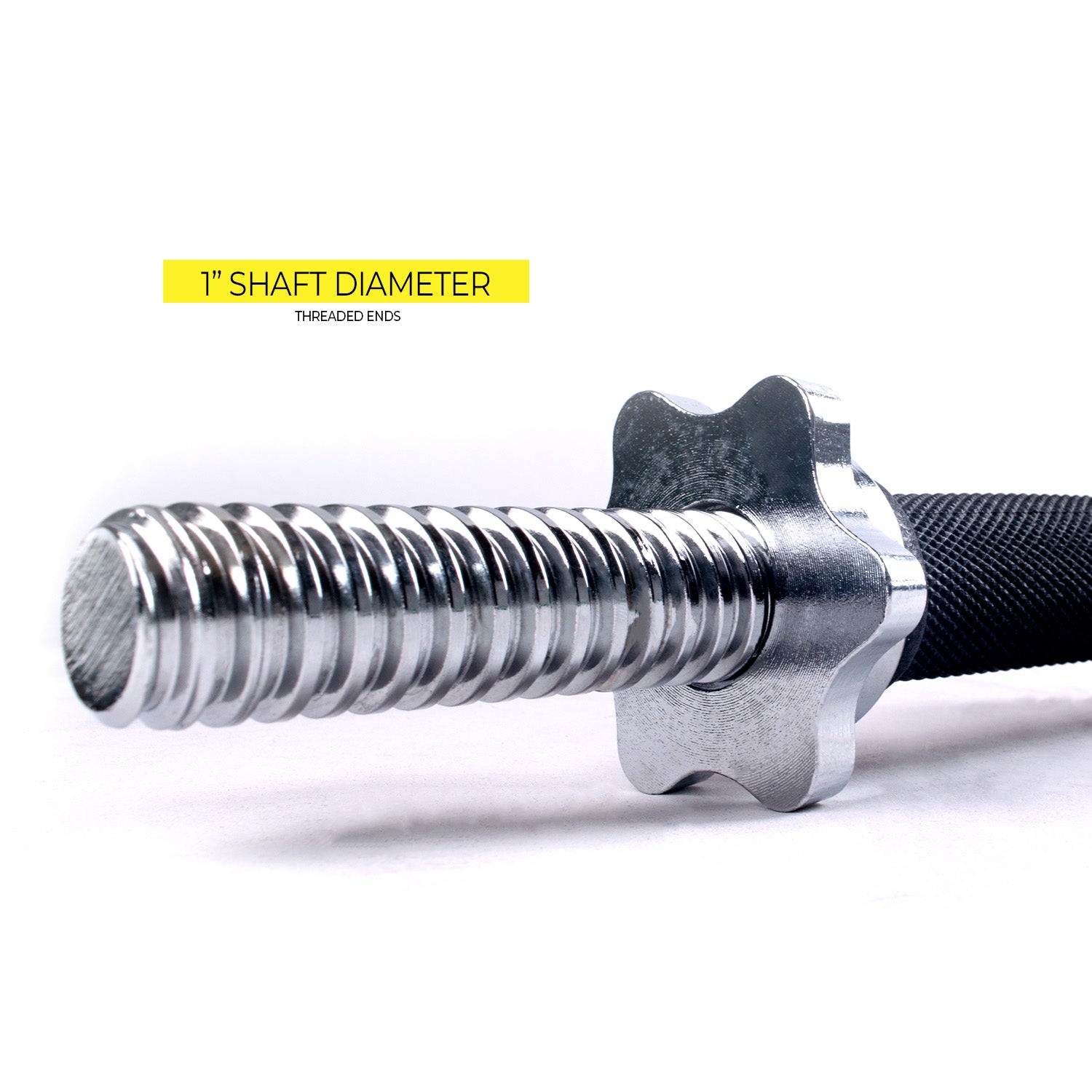 Elite Short Bar with Rubber Grip Handle