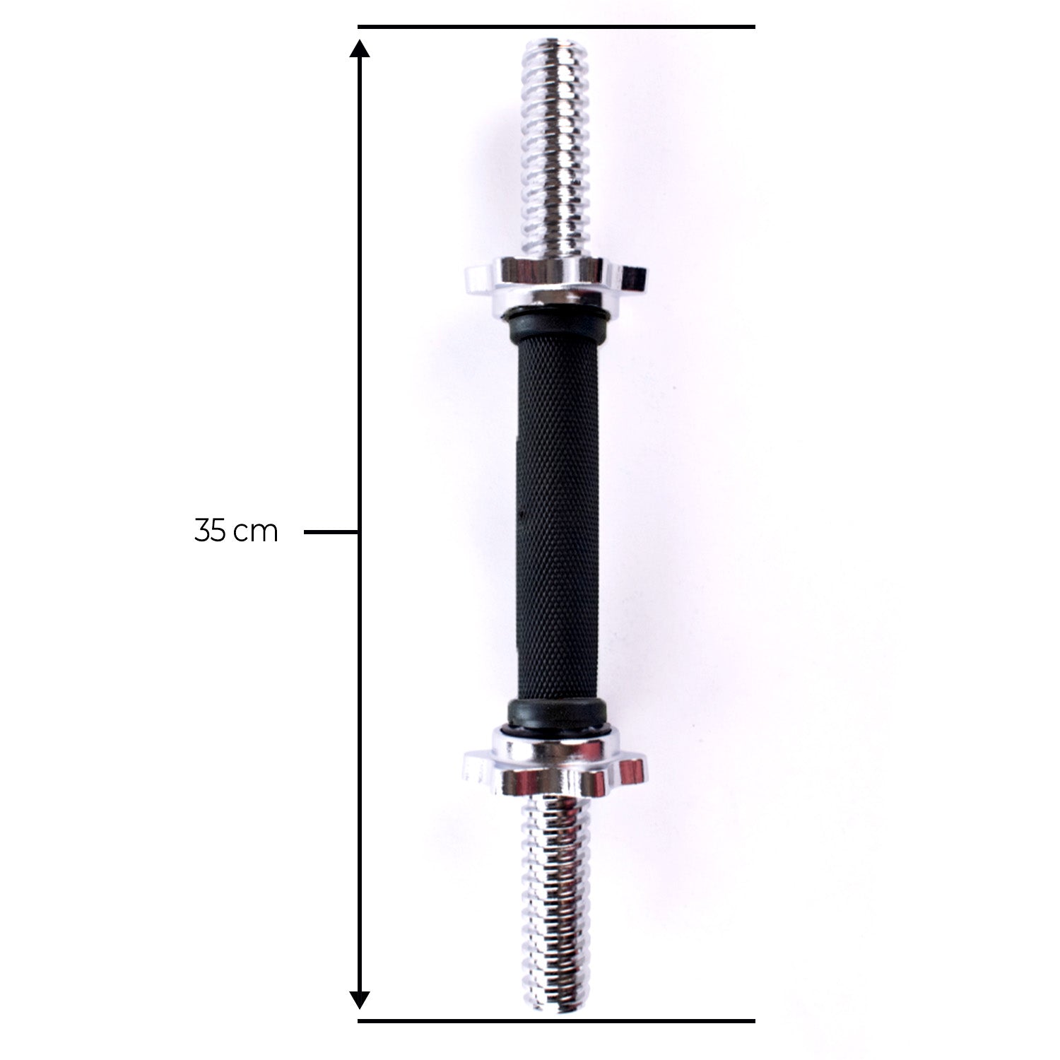 Elite Short Bar with Rubber Grip Handle