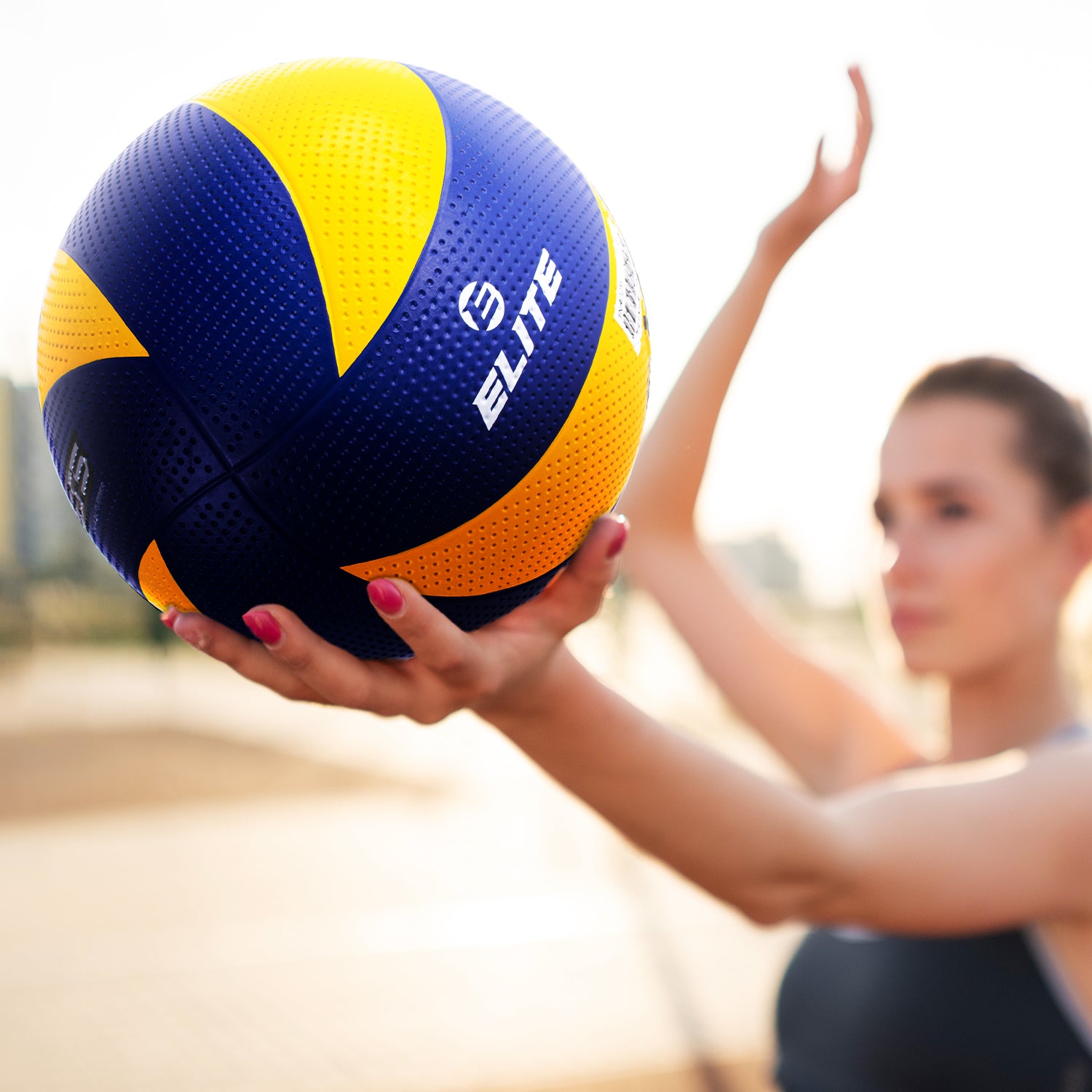 Elite Spin Rubber Volleyball