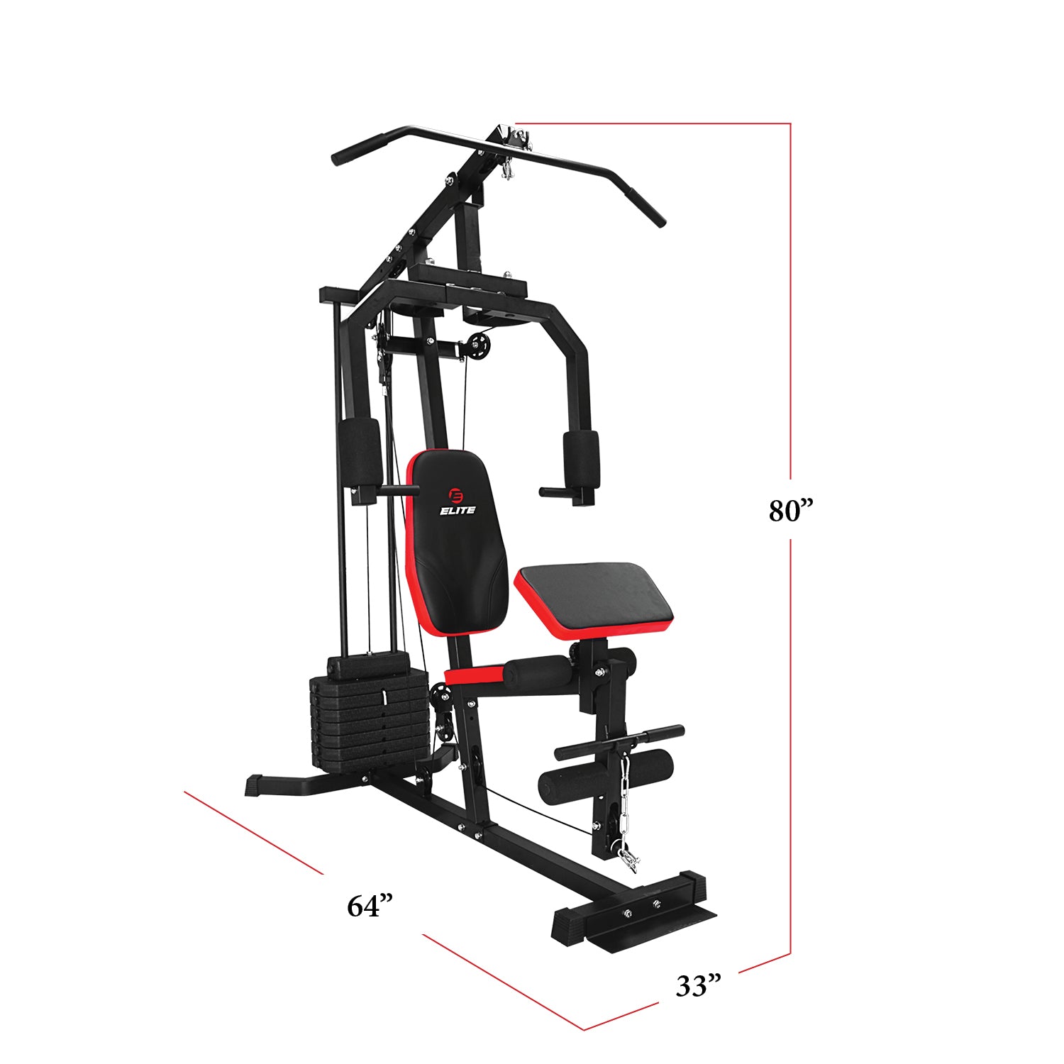 Elite Home Gym with Curl Pad
