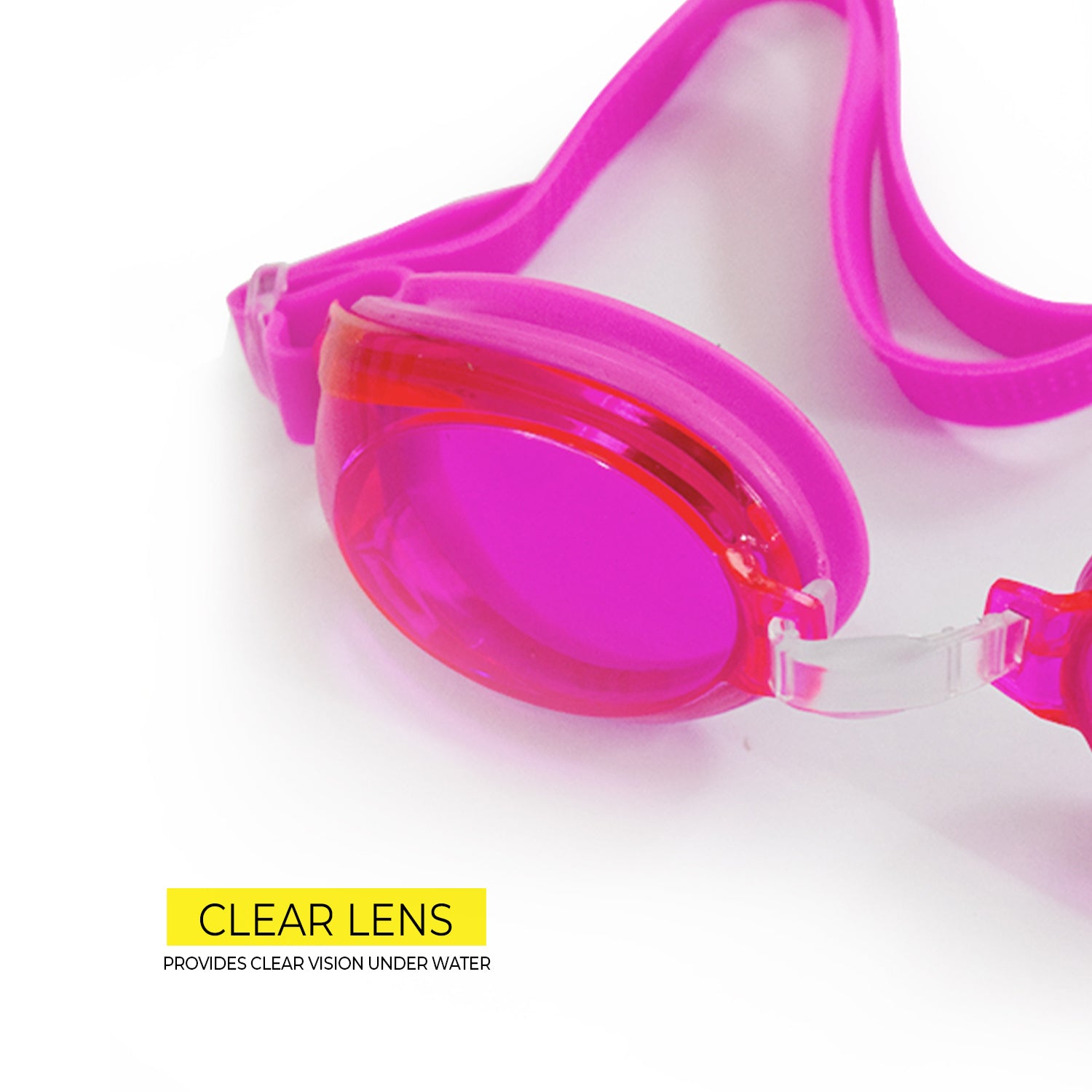 Elite Swimming Goggles Pink F308