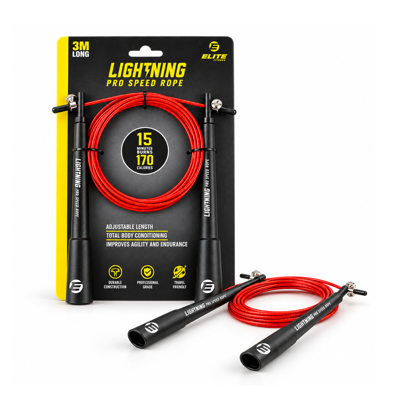 Elite Lightning Pro Speed Jump Rope