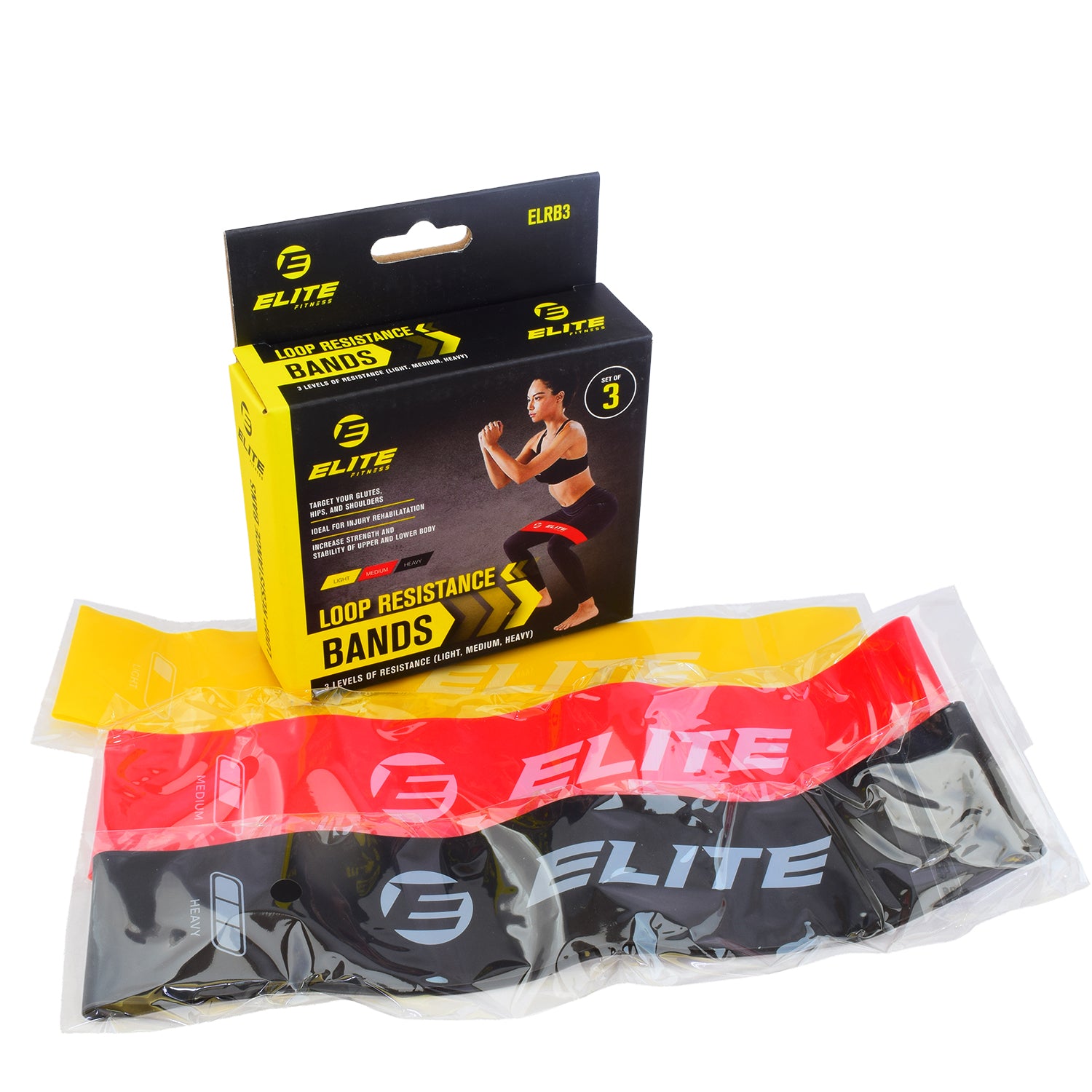 Elite Resistance Bands Set of 3