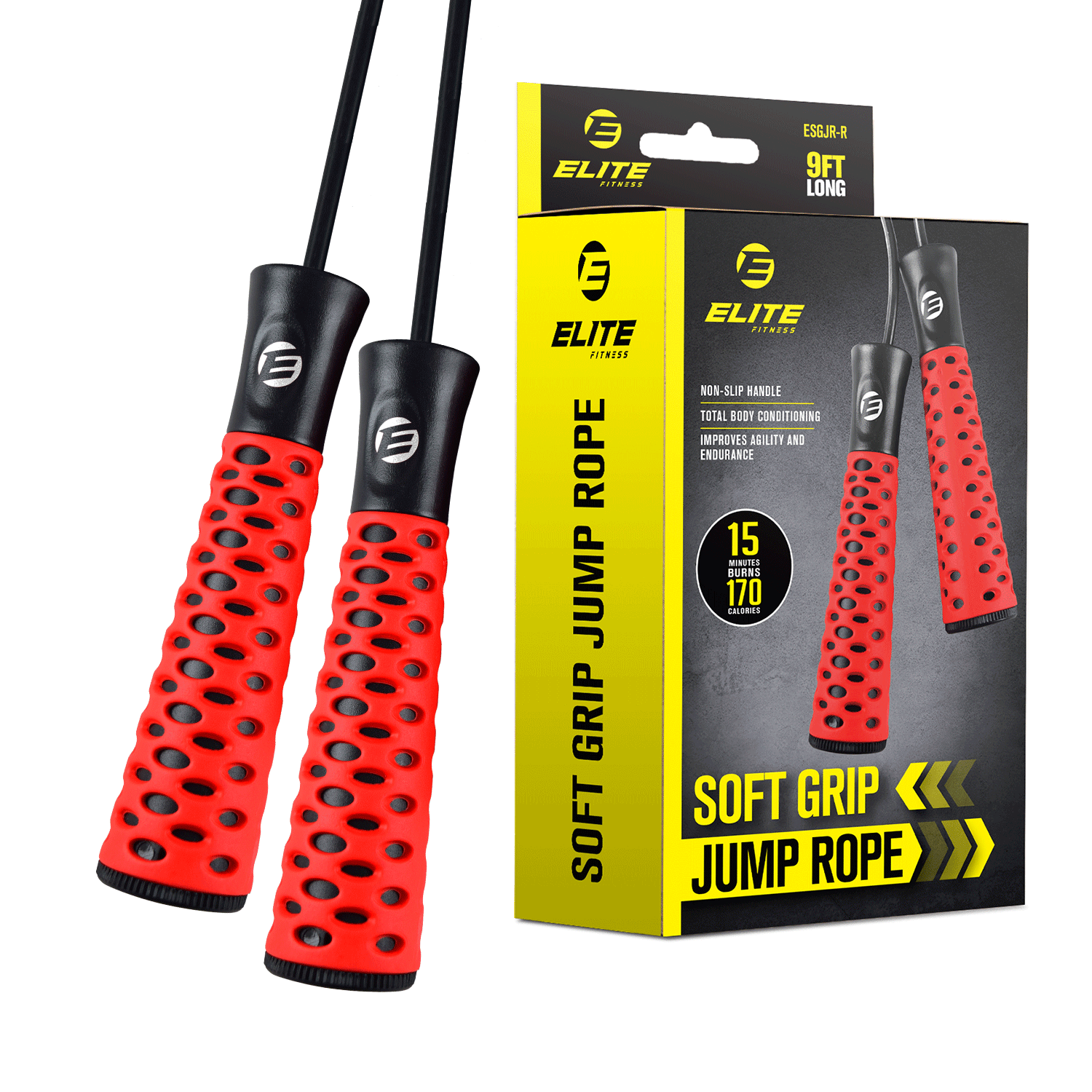 Elite 9ft  Soft Grip Jump Rope
