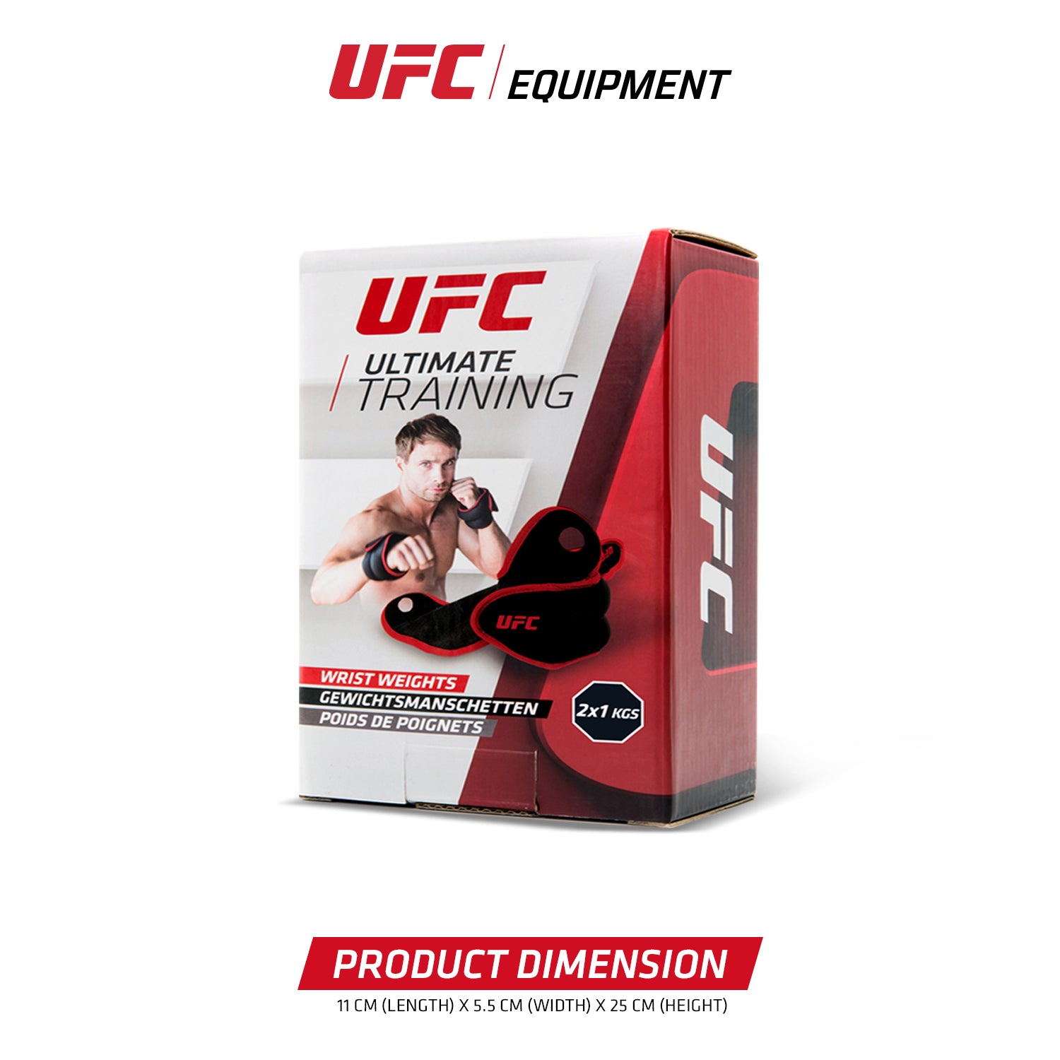 UFC Wrist Weights - 2pcs x 1 Kg