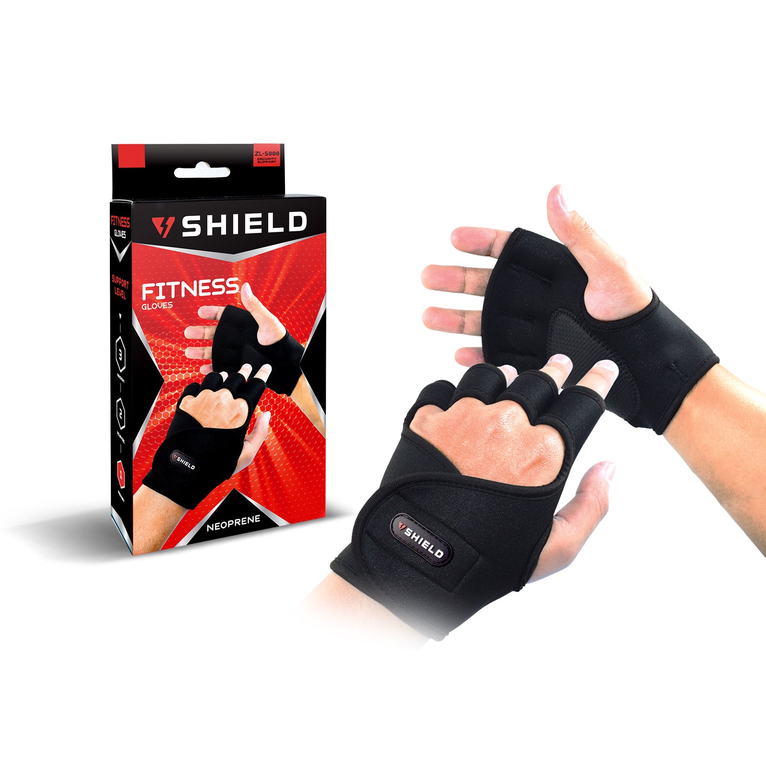 Shield ZL5000 Fitness Gloves - Pair