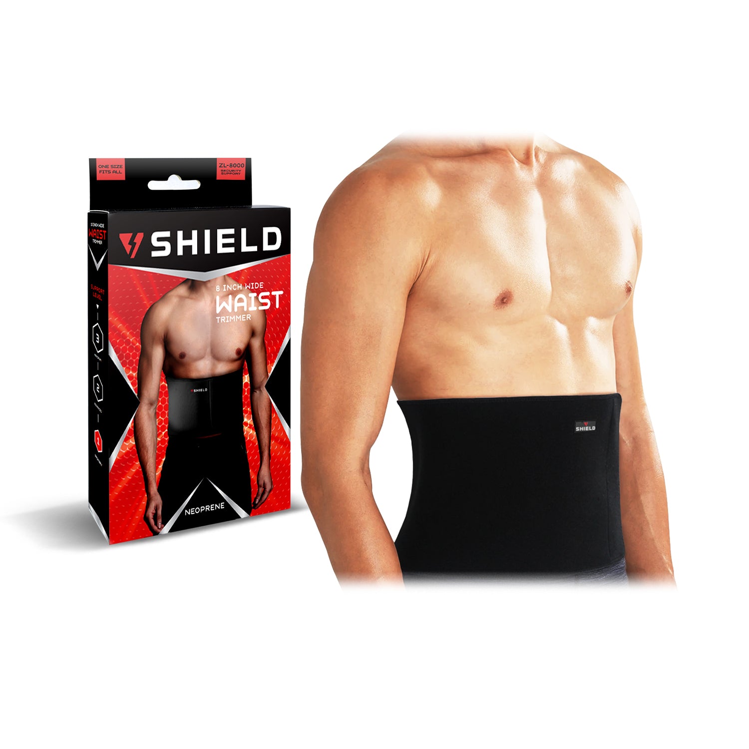 Shield ZL8000 8inch Waist Trimmer